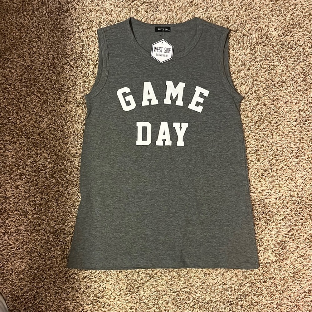 women’s game day workout tank